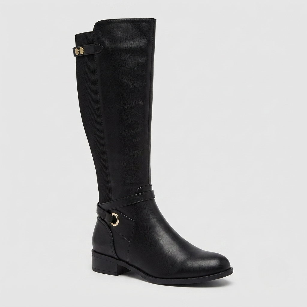 Isla Morgan | Knee-High Orthopedic Leather Boots For Women