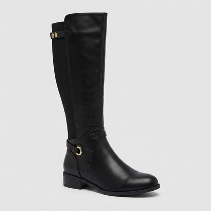 Isla Morgan | Knee-High Orthopedic Leather Boots For Women
