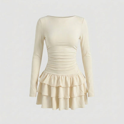 Jade King | Ruffle Hem Sheath Mini Dress For Women