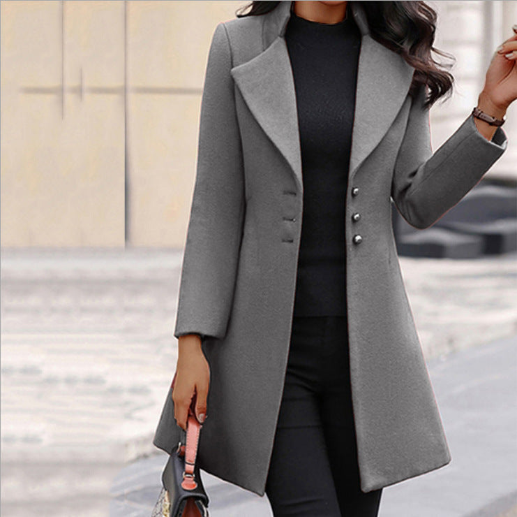 Elise Hartley | Tailored Longline Wool-Blend Coat For Women
