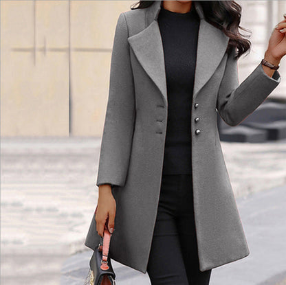 Elise Hartley | Tailored Longline Wool-Blend Coat For Women