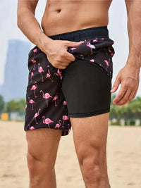 Black flamingo