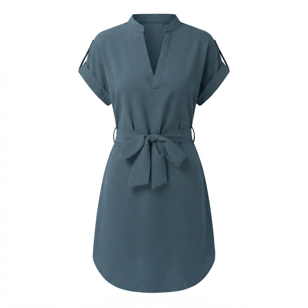 Women's Summer Dress with Bow Detail