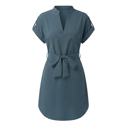 Women's Summer Dress with Bow Detail