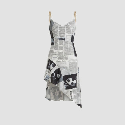 Niamh Bellamy | Strapless Asymmetric Mini Dress For Women