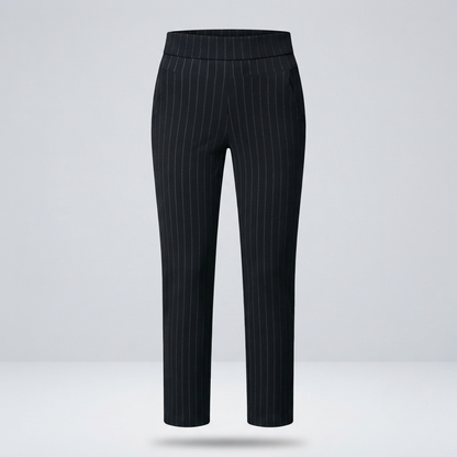 Olivia Evans | High-Waist Stretch Tapered Trousers For Women