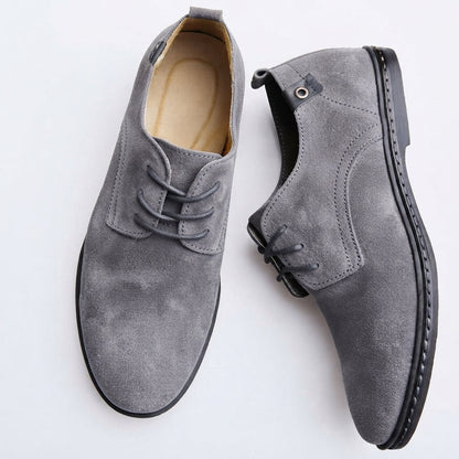 Owen Mitchell | Suede Lace-Up Shoes For Men