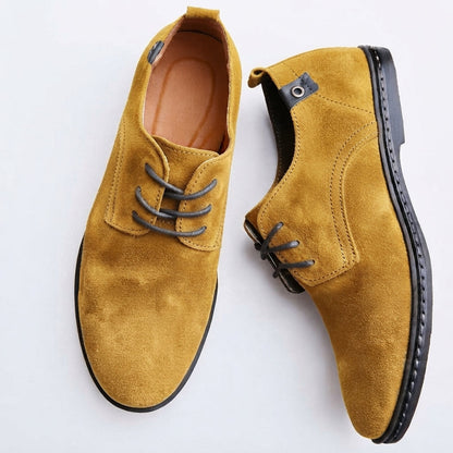 Owen Mitchell | Suede Lace-Up Shoes For Men