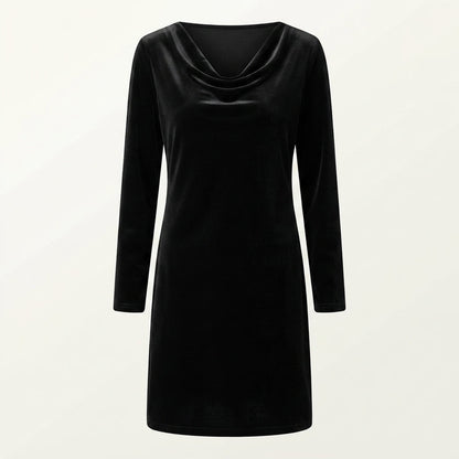 Ruby Thompson | Velvet Midi Cocktail Races Dress For Women
