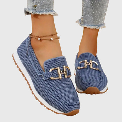 Slip-On Mesh Loafer Sneaker with Horsebit and Lug Sole