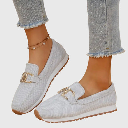 Slip-On Mesh Loafer Sneaker with Horsebit and Lug Sole
