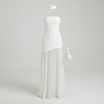 Sophia Brennan | Asymmetrical Maxi Dress For Women