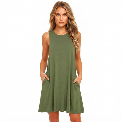 Willow Bishop | Sleeveless Swing Mini Dress For Women